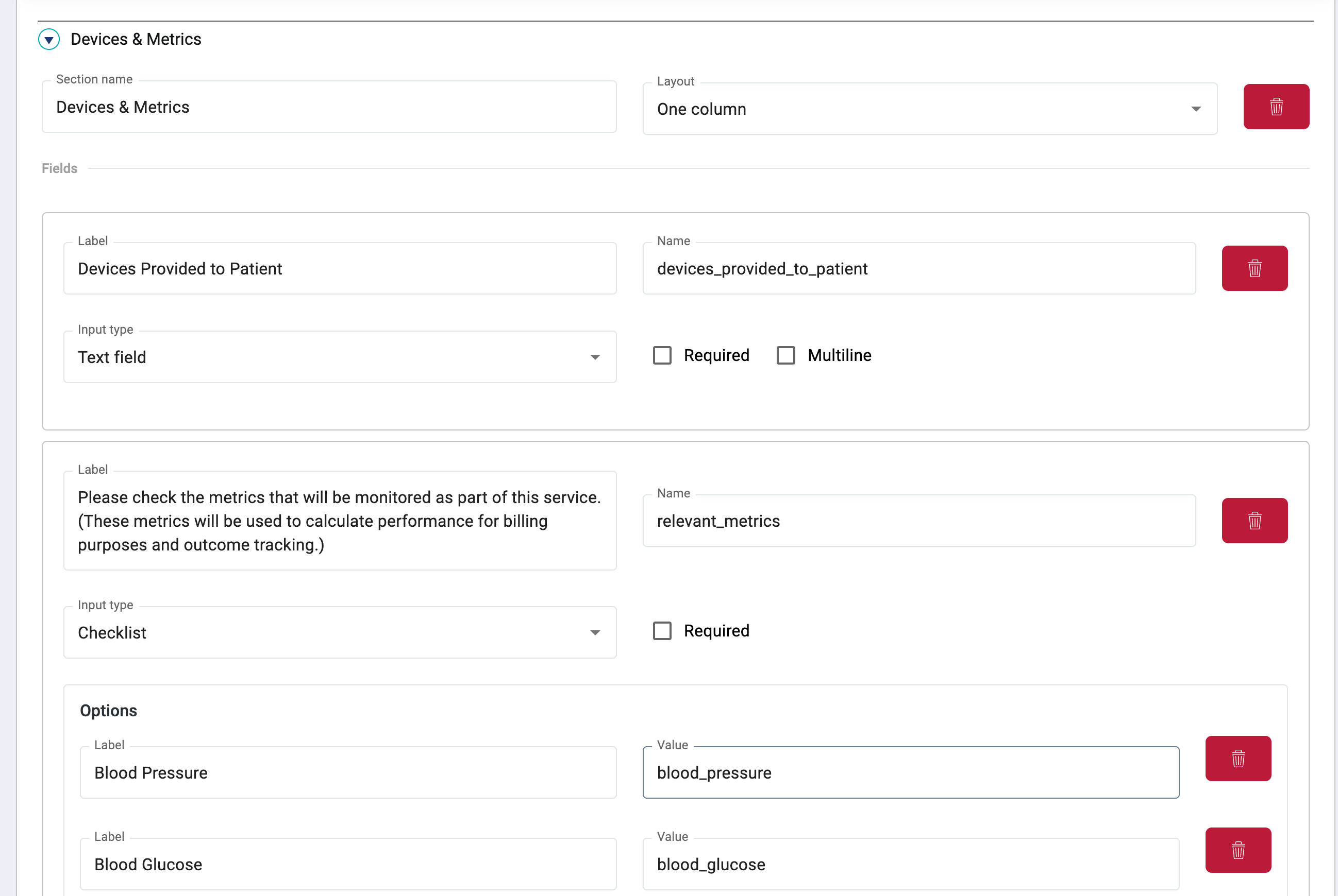 The Form Builder Interface