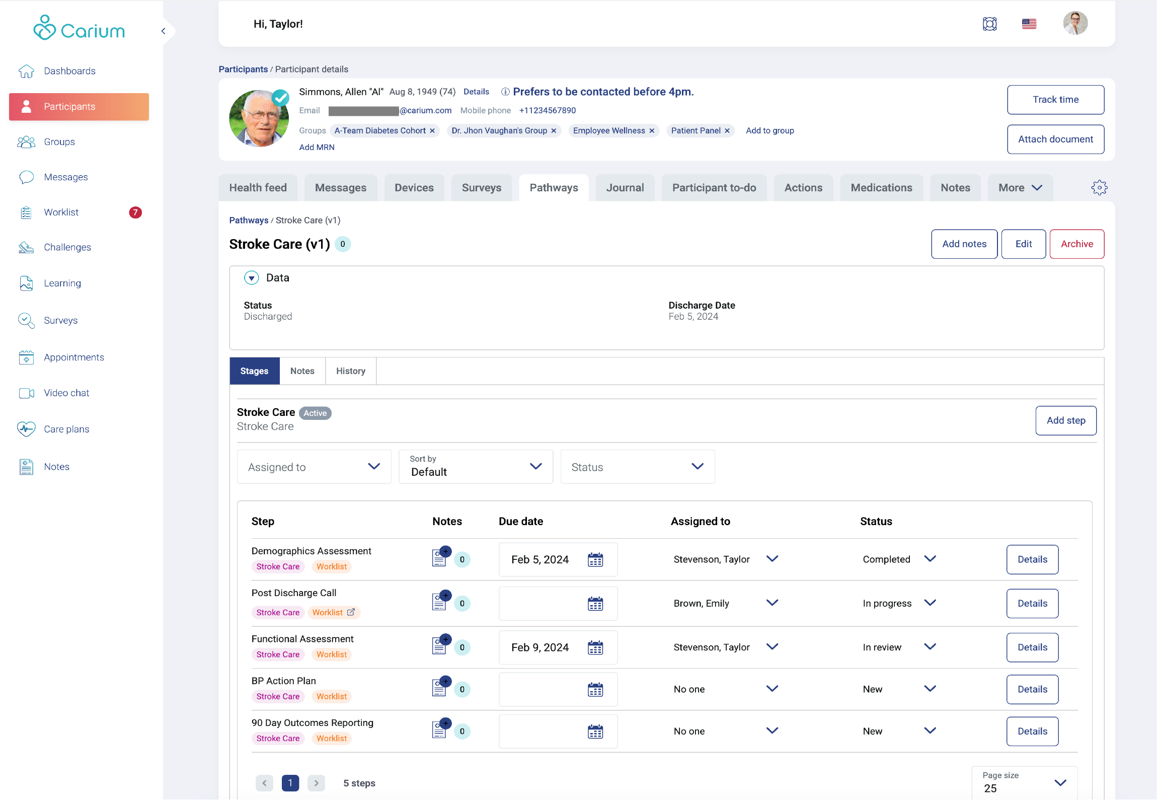 Provider Pathway Management UI